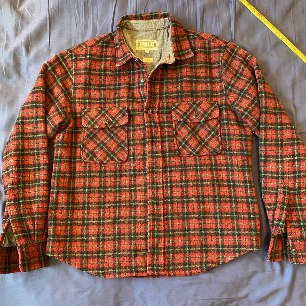 Vintage lined wool shirt